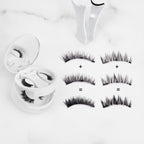 Magnetic False Eyelashes With Storage Mirror Set – Korean beauty tool (view 2)