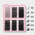 Individual Cluster Lashes Mixed Volume Set