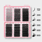 Individual Cluster Lashes Mixed Volume Set