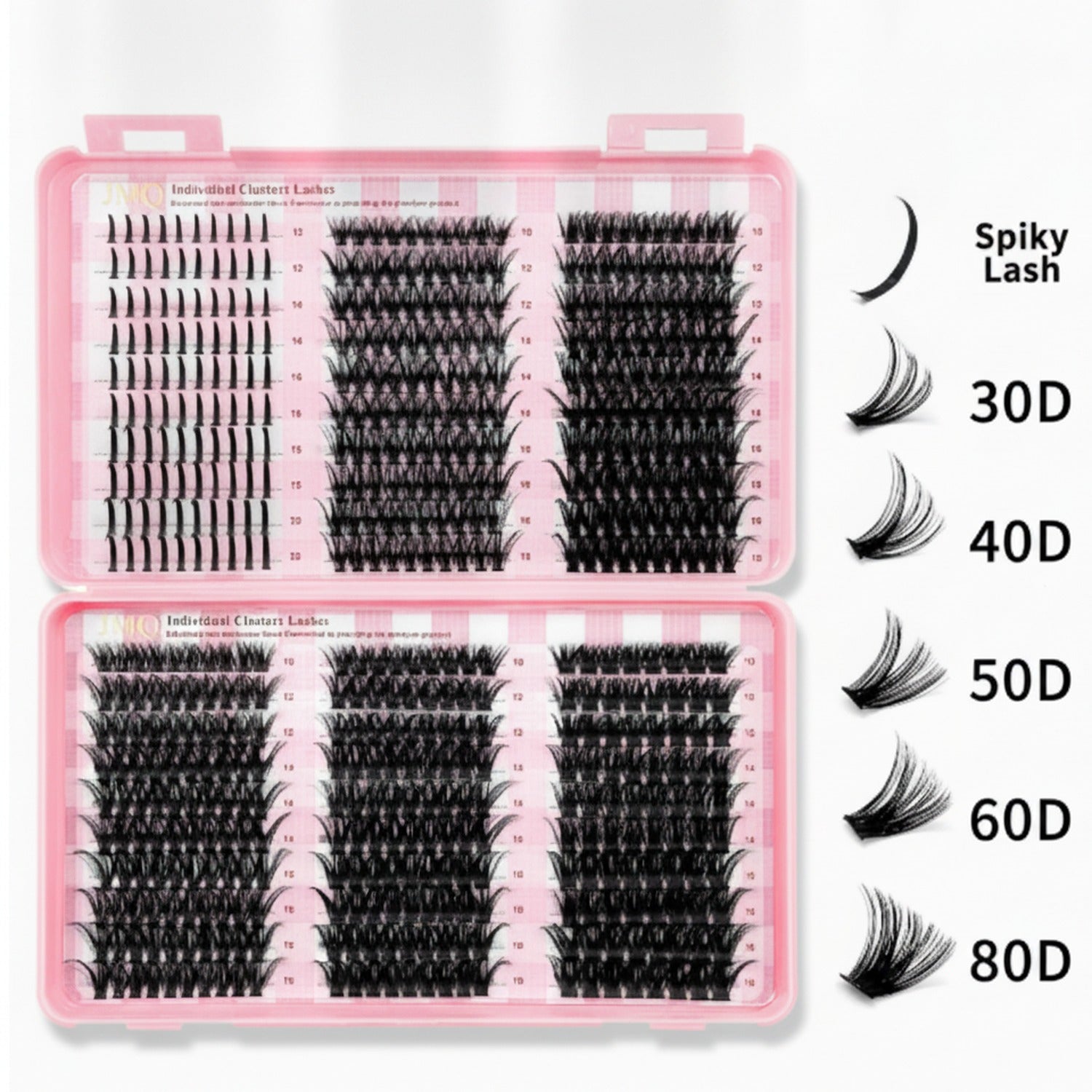 Individual Cluster Lashes Mixed Volume Set