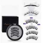 Magnetic False Eyelash Set With Mirror Case – Korean beauty tool (view 1)