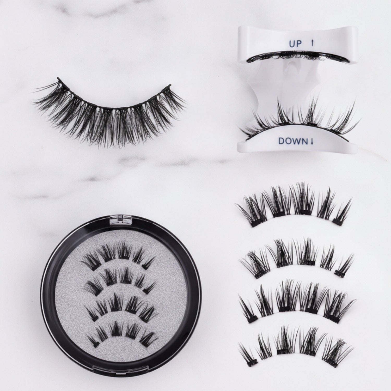 Magnetic Eyelashes With Mirror Set Black