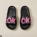 OK Graphic Cushion Slide Sandals – apparel accessories (view 1)