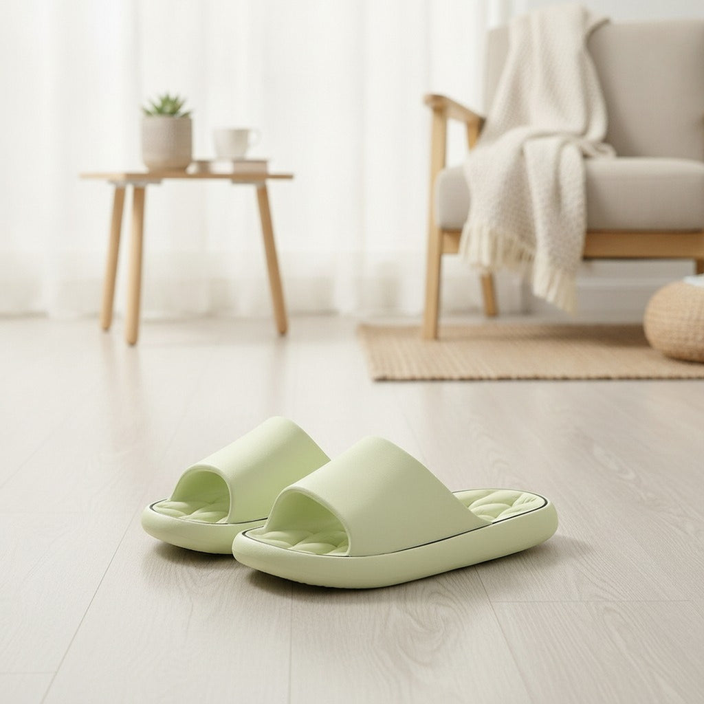 Lightgreen Super Soft Comfort Cool Slide Slippers
