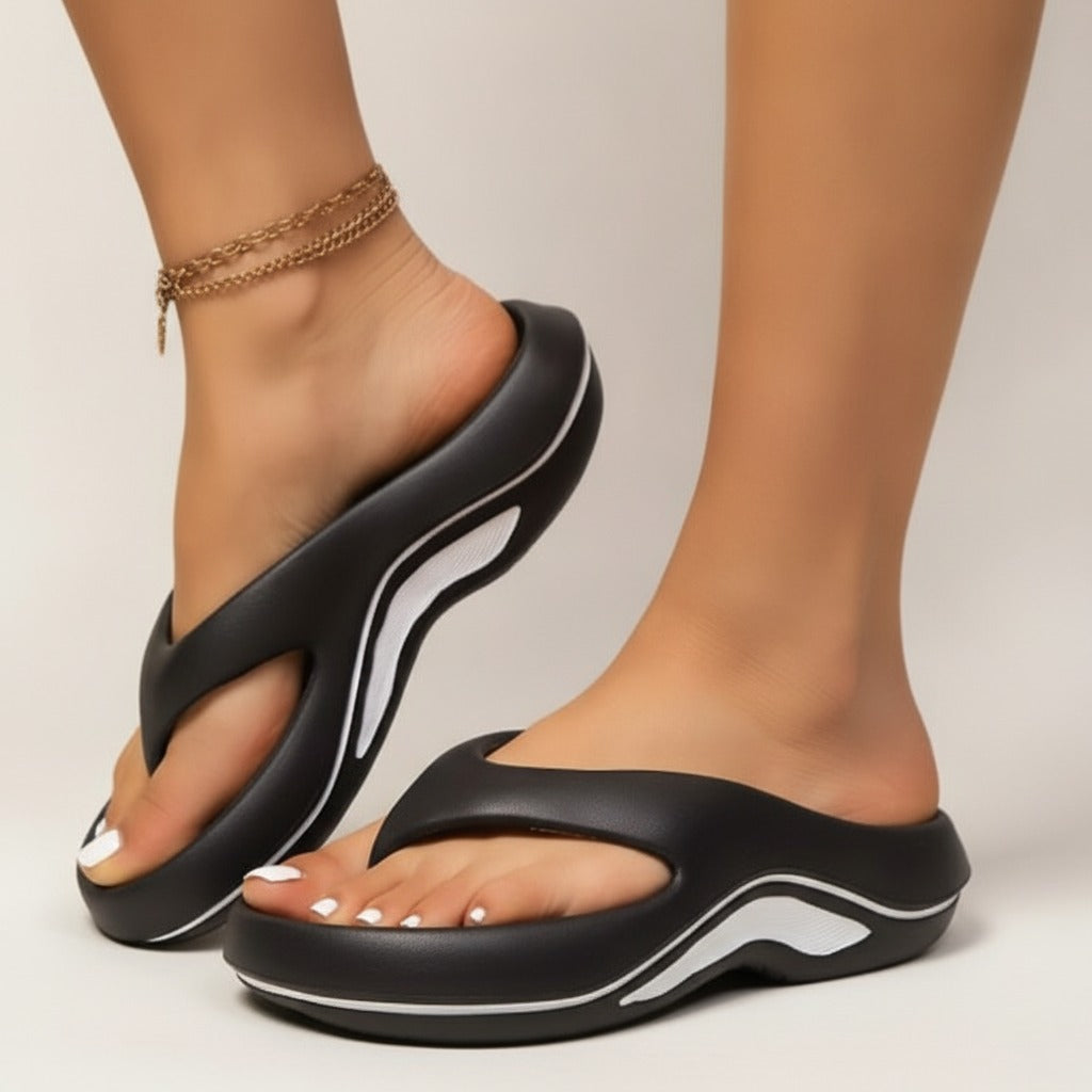 Stylish Cloud Platform Flip Flops – apparel accessories (view 1)