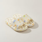 Cream Soft Mushy Feeling Polka Dot Shower Slides