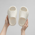 White EVA Soft Non-Squeak Comfort Slides