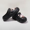 Black EVA Integrated Molding Comfortable Silent Clogs
