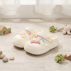 White EVA One-Piece Soft Non-Slip Thick Sole Clogs