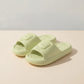 Soft Green Bear Design Cloud Slippers
