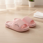 Pink Ultra-Soft Cloud Cute Animal Slippers
