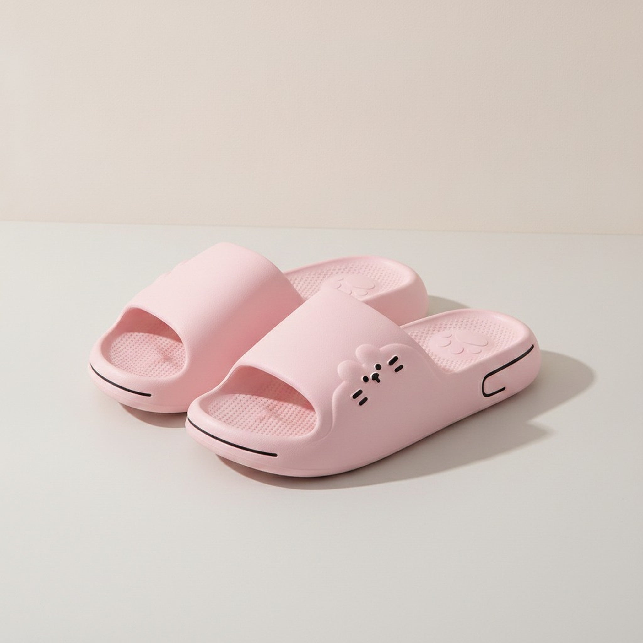 Pink Ultra-Soft Cloud Cute Animal Slippers