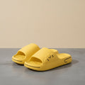 Cute Yellow Cloud Comfort Paw Print Slide Slippers