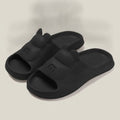 Black Cute Bear Ears Soft Pillow Slides