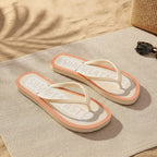 Beige Summertas Women's Casual Summer Flip Flops
