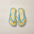 Yellow Summertime Flip-Flops Beach Sandals