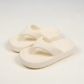 White Cloud Comfort Platform Thong Sandals