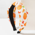 Autumn Leaves Padded Headband With Black Bow – hair accessories (view 1)