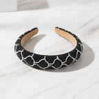 Glitter Padded Headband Sparkle - Black
