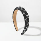 Glitter Padded Headband Sparkle - Black
