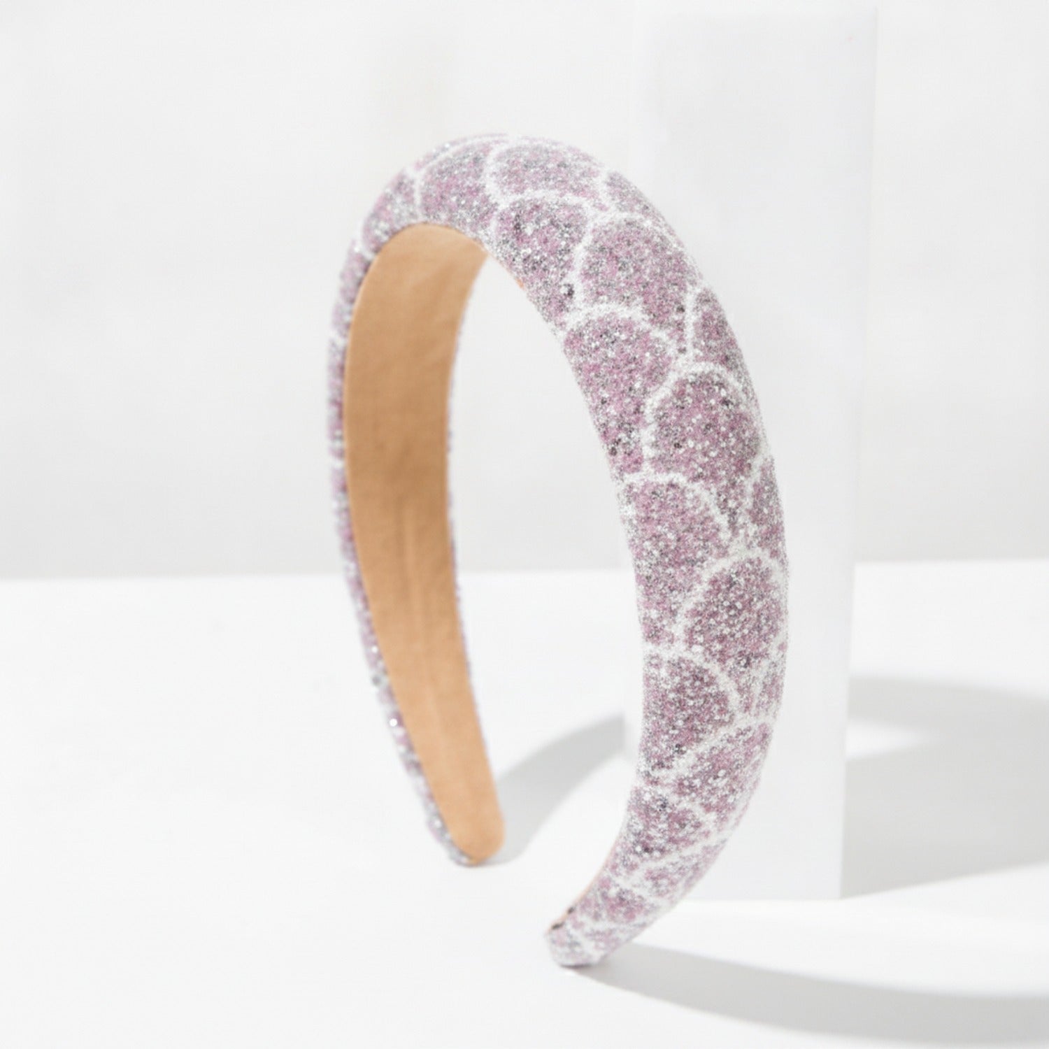 Glitter Padded Headband Sparkle - Pink – hair accessories (view 1)
