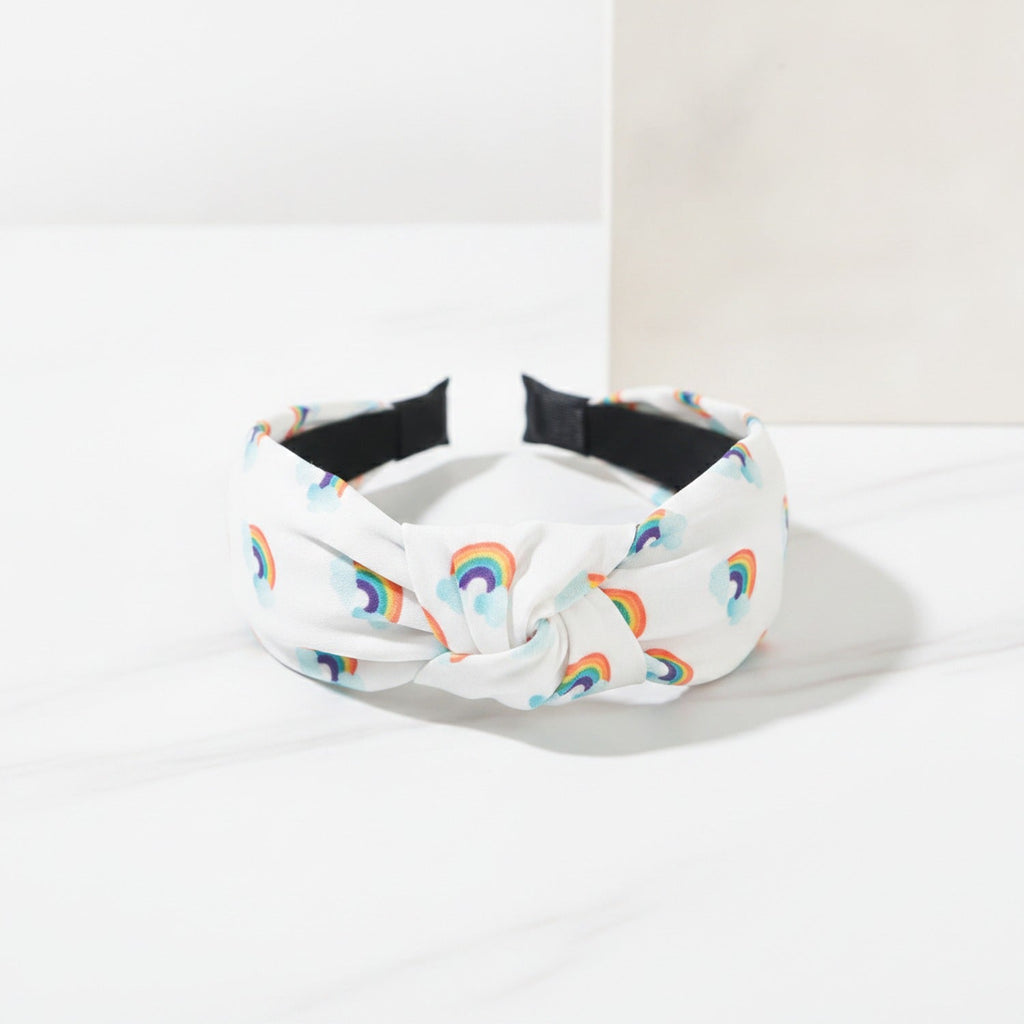 Cloud Padded Headband - White Iridescent