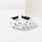 Cloud Padded Headband - White Iridescent