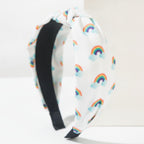 Cloud Padded Headband - White Iridescent