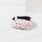 Cloud Padded Headband - White Red