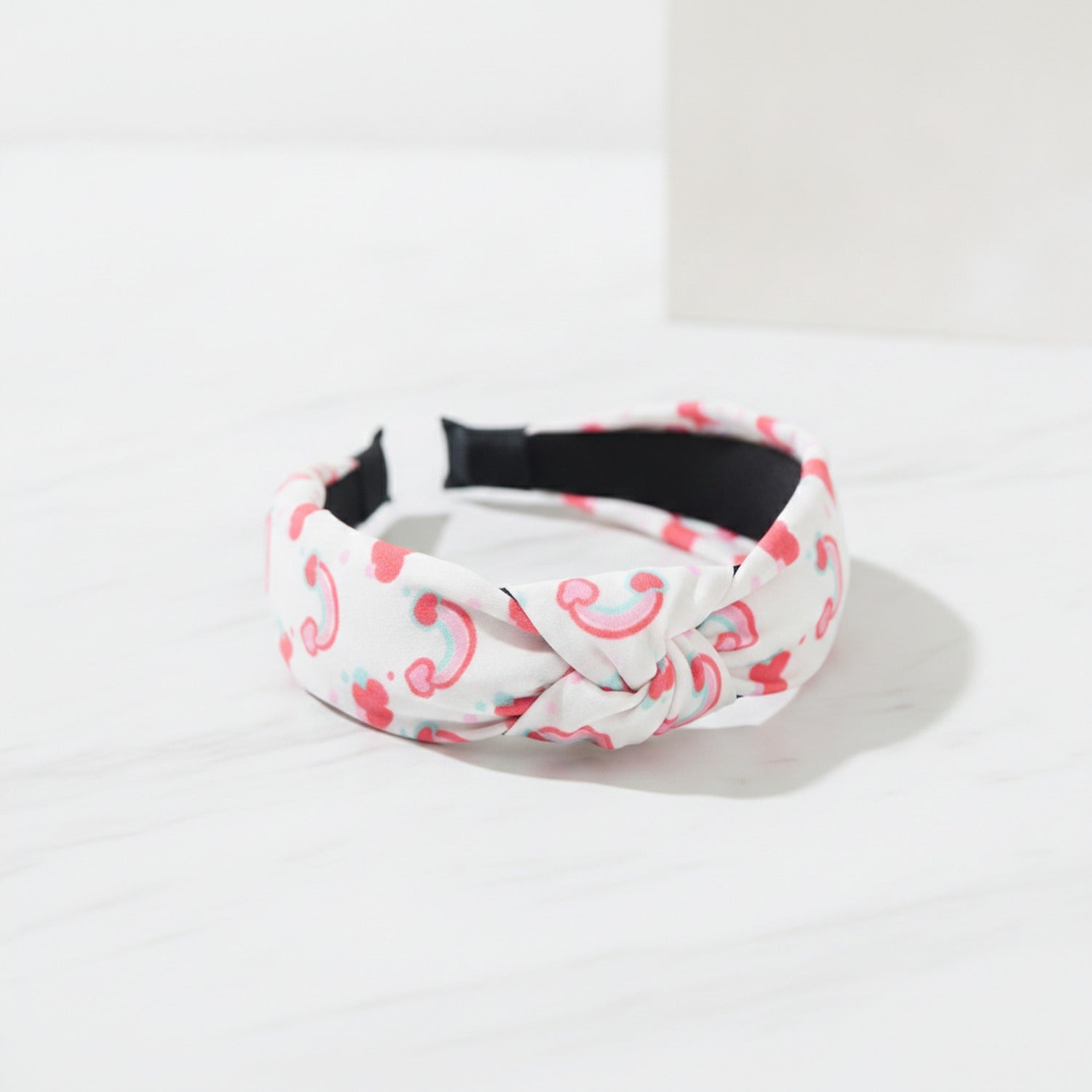 Cloud Padded Headband - White Red