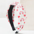Cloud Padded Headband - White Red