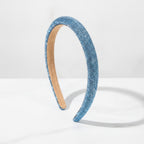 Glitter Padded Headband - Blue – hair accessories (view 3)