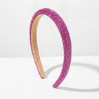 Glitter Padded Headband - Mauve