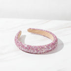 Glitter Sparkle Padded Headband - Pink