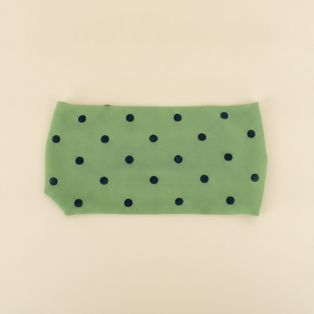 Velvet Hair Clip - Magenta Polka Dot – hair accessories (view 4)