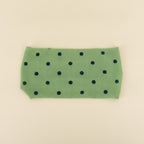 Velvet Hair Clip - Magenta Polka Dot – hair accessories (view 4)