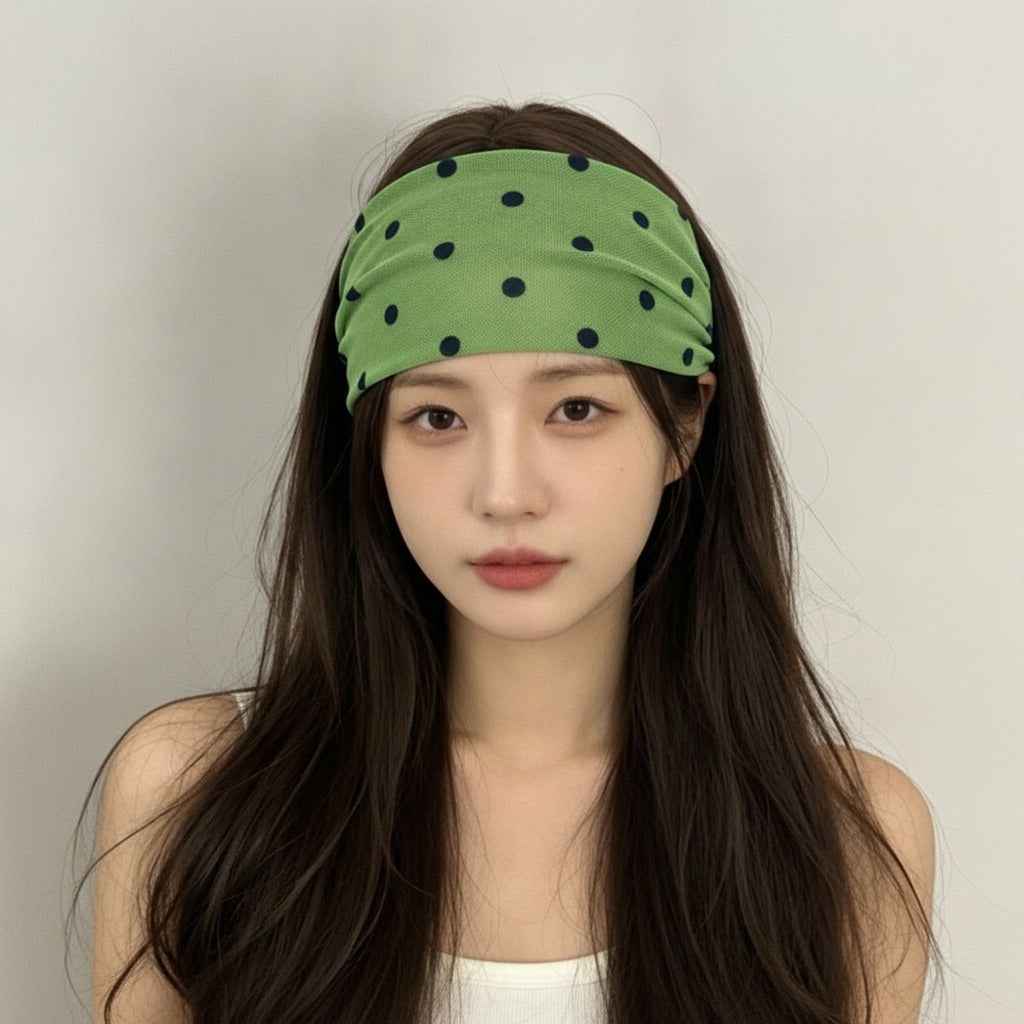 Velvet Hair Clip - Magenta Polka Dot – hair accessories (view 6)