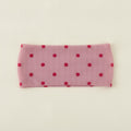 Velvet Hair Clip - Magenta Polka Dot – hair accessories (view 1)