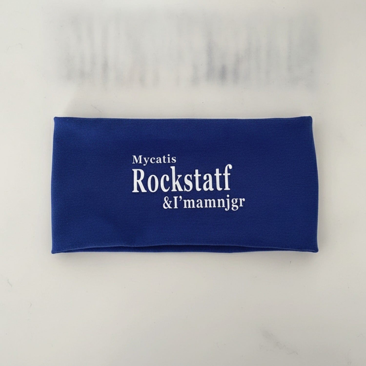 Velvet Headwrap Hairband - Blue – hair accessories (view 2)