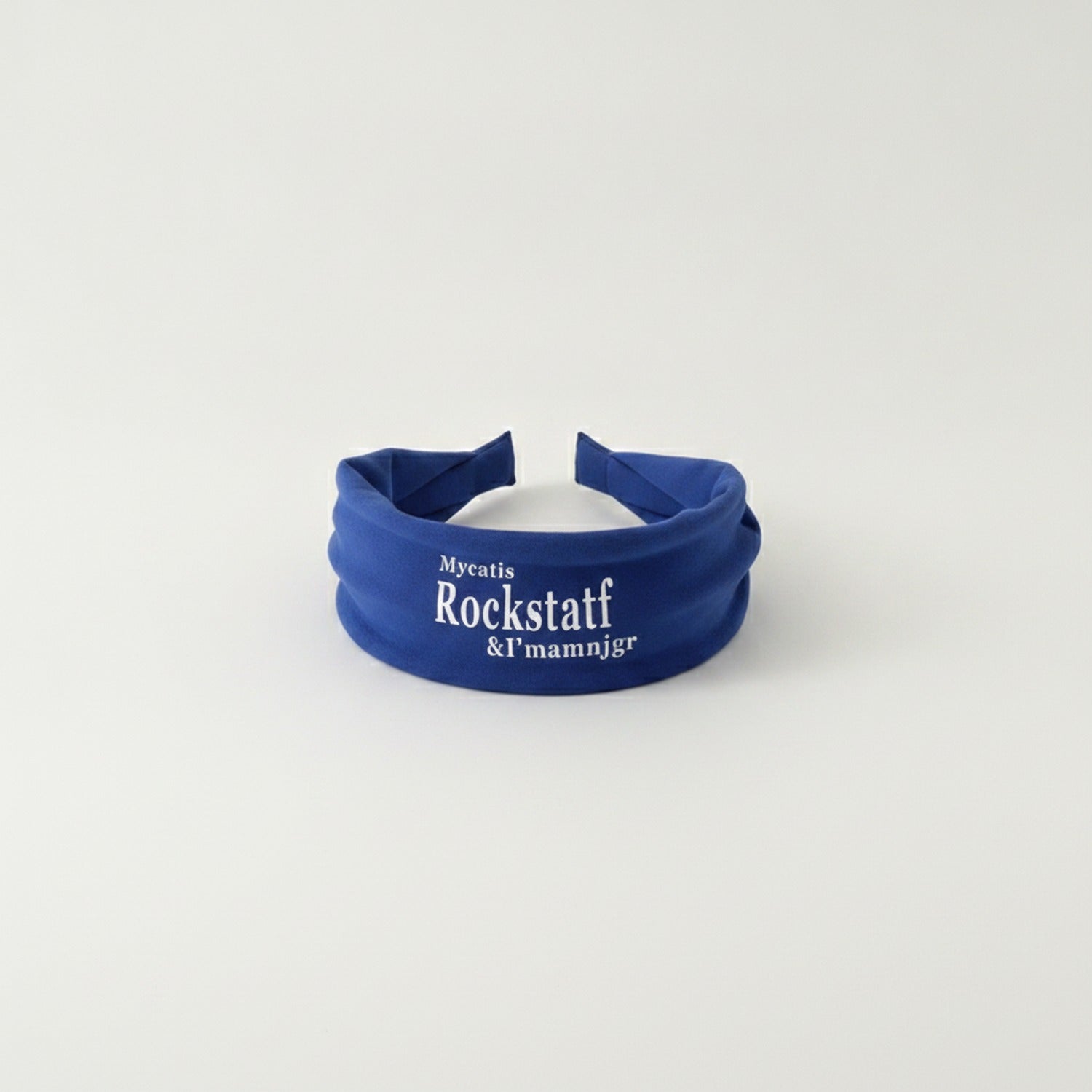 Velvet Headwrap Hairband - Blue – hair accessories (view 1)