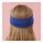 Velvet Headwrap Hairband - Blue – hair accessories (view 3)