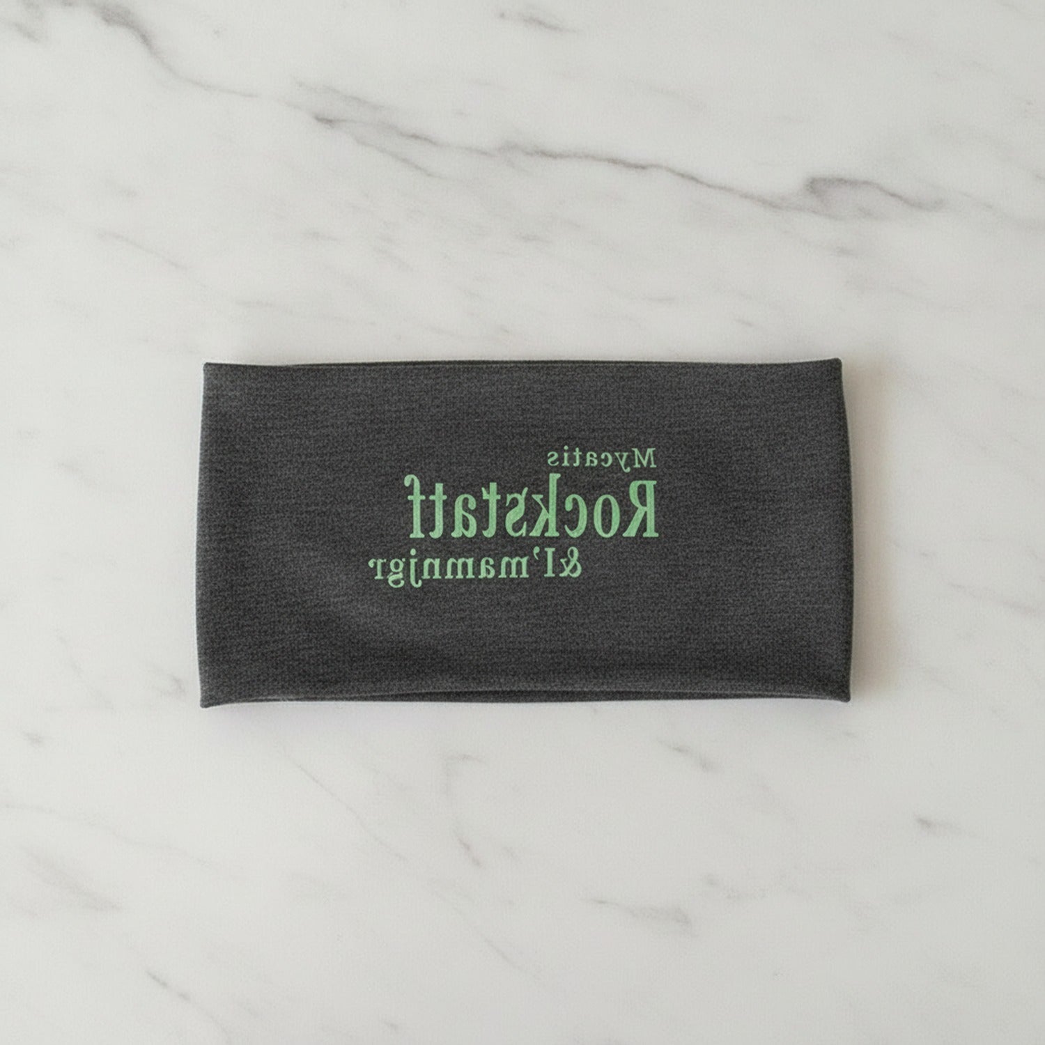Velvet Headwrap Hairband - Deep Gray White Label