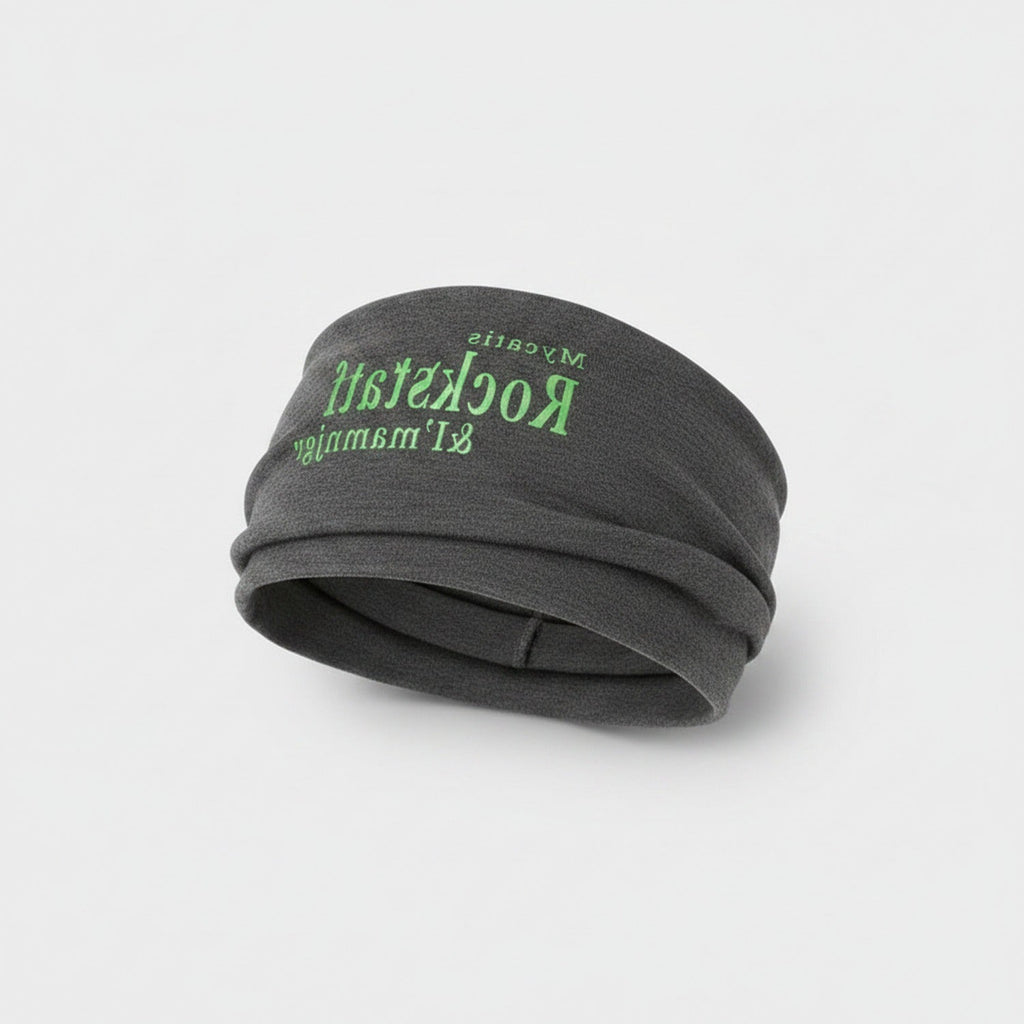Velvet Headwrap Hairband - Deep Gray White Label