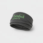Velvet Headwrap Hairband - Deep Gray White Label