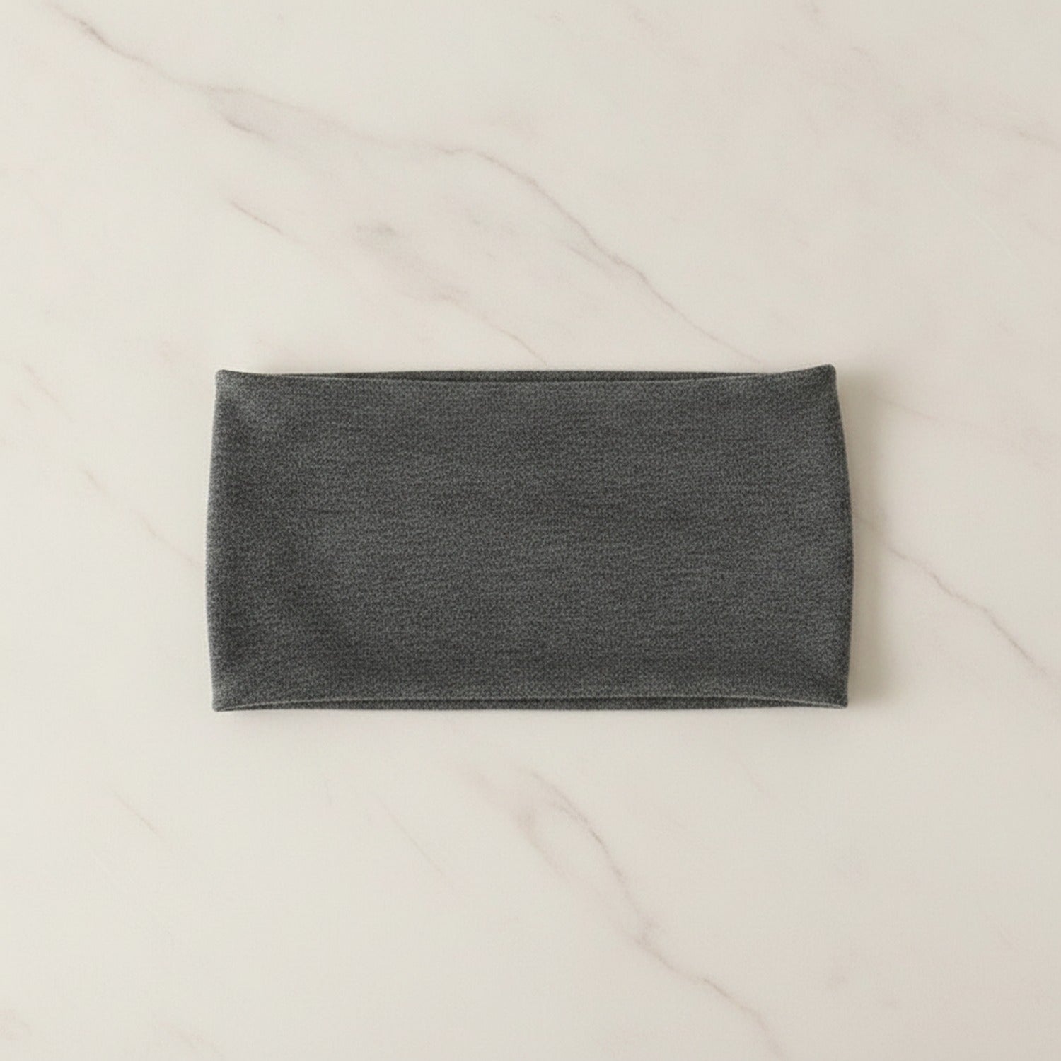Charcoal Soft Fabric Headwrap Hairband - Light Gray