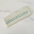 Ribbed Motivational Message Hairband - Cream White – hair accessories (view 2)