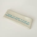 Ribbed Motivational Message Hairband - Cream White – hair accessories (view 1)