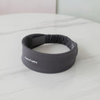 Ruched Stretchy Hair Wrap Headband - Gray
