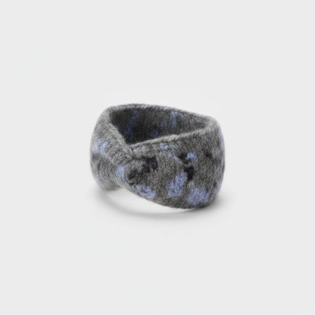 Speckled Knit Headband Flecked - Gray