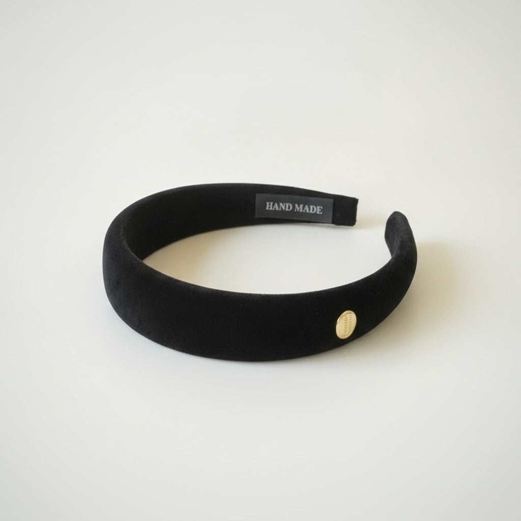 Handmade Velvet Padded Headband – hair accessories (view 1)